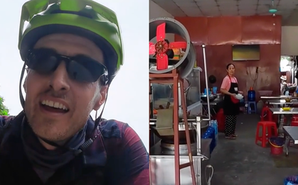 Khách Tây ăn bún chả quên trả tiền, đến lúc quay lại thì chủ quán nói câu lạ đời: Phải quay clip tung lên mạng