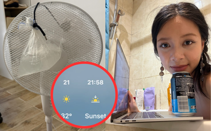 Du học sinh Việt tại Pháp bật chế độ tránh nóng kỷ lục: Ngồi trong toilet chạy deadline, buộc túi đá trước quạt