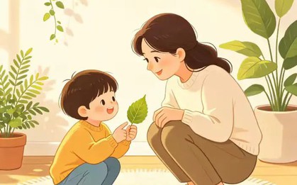 Đặt điện thoại xuống và ngồi ngang tầm với con: Muốn dạy con tốt, hãy để con thấy bạn nghiêm túc lắng nghe chúng!