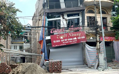 Đào móng khiến nhà hàng xóm nứt toác, nguy cơ sập đổ