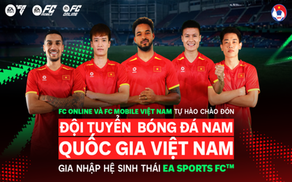 Đội tuyển Việt Nam chính thức xuất hiện trong FC Mobile Việt Nam với đầy đủ áo đấu, logo và cầu thủ!