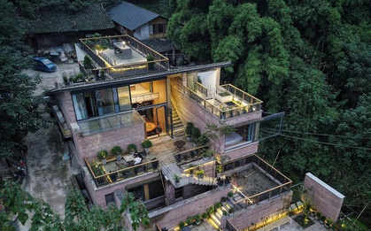 Kiến trúc sư thất nghiệp chi 6,5 tỷ xây nhà 300m2 trên núi, sống chill cùng bố mẹ: Uống trà trên nóc nhà, không có hàng rào