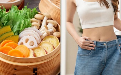 Không cần cắt tinh bột vẫn giảm cân: Cách ăn bằng xửng hấp đang "sốt rần rần" ở Nhật Bản, 1 nữ diễn viên giảm 8,5kg trong 1 tháng
