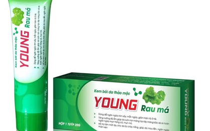 Thu hồi toàn quốc kem bôi da thảo mộc YOUNG RAU MÁ do vi phạm công thức