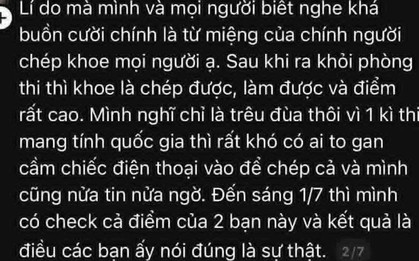 Xác minh vụ 2 thí sinh ở Phú Thọ thi thử 3,6 - 6,5 điểm, thi tốt nghiệp THPT được 9