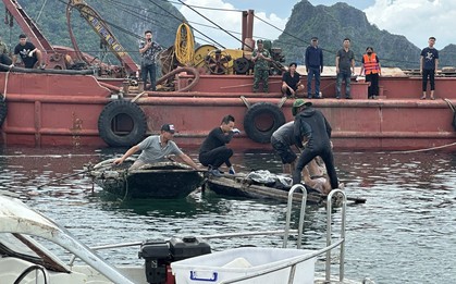 Lật tàu trên biển Quảng Ninh: Tìm thấy thi thể thuyền viên cuối cùng