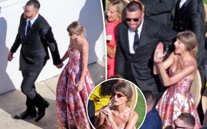 Taylor Swift và ông xã cầu thủ lần đầu lộ diện sau "đám cưới thế kỷ"!