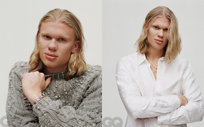 Khi “Ma Bư làng bóng” Erling Haaland mặc Dior