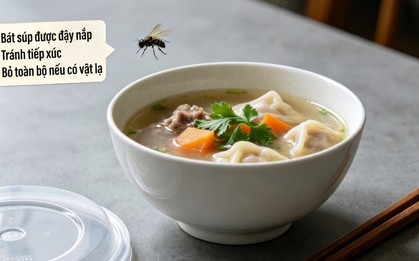 Con ruồi rơi vào bát canh: Chỉ là một con ruồi thôi, vớt ra rồi đun sôi lại là vẫn ăn được bình thường?