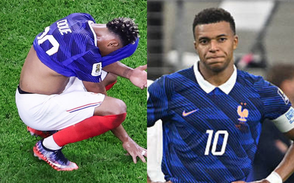 Mbappe buồn nhưng không khóc!