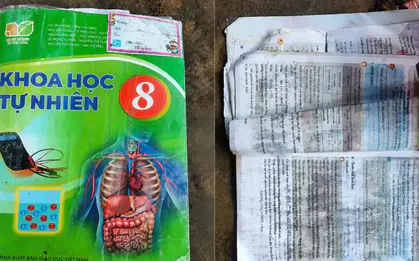Bức ảnh cuốn SGK ướt nhẹp ở bãi rác khiến nhiều người ngán ngẩm: Đừng để con mất cảm giác được tôn trọng ngay trong nhà mình!