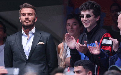 David Beckham đọ visual với Timothée Chalamet trên khán đài World Cup: Ai hơn ai?