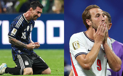 Bùng nổ cảm xúc: Messi vỡ oà ăn mừng chiến thắng, Harry Kane và Bellingham ôm mặt buồn bã sau trận thua "điên rồ" nhất