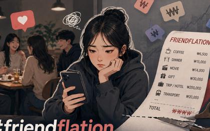 Cứ 10 người trẻ Hàn Quốc thì 9 người sợ gặp bạn bè: "Lạm phát tình bạn" đang biến các mối quan hệ thành khoản chi tiêu bị cắt giảm