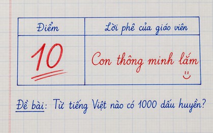 Từ tiếng Việt nào có 1000 dấu huyền? - 99,99% người trả lời sai!