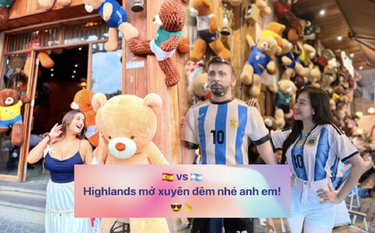 Highlands mở xuyên đêm xem chung kết World Cup, nhiều quán cà phê cũng “thức trắng” phục vụ fan