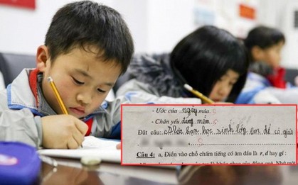 Bài làm đặt câu của học sinh tiểu học vượt mọi trí tưởng tượng: Đọc xong phải gọi bác sĩ gấp vì quá... "kinh dị"