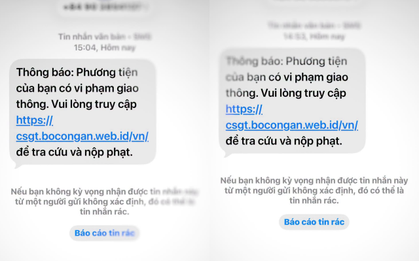 Công an khuyến cáo người dân đặc biệt lưu ý nếu điện thoại xuất hiện tin nhắn này