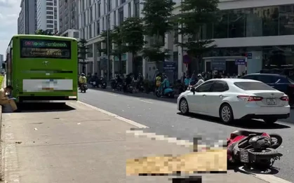 Người phụ nữ đi xe máy tử vong sau va chạm với xe buýt BRT