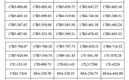 287 chủ phương tiện vi phạm mang biển số sau nhanh chóng nộp phạt nguội theo Nghị định 168 trong danh sách mới nhất của tháng 7
