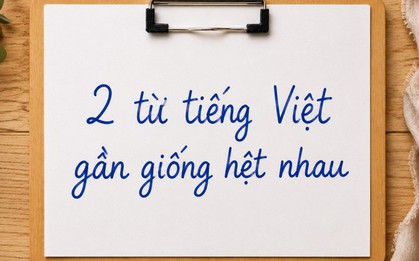 Hai từ tiếng Việt chỉ khác một dấu, nhiều người thường xuyên viết nhầm: Một từ đúng, một từ không hề tồn tại trong từ điển