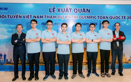 Việt Nam giành 2 HCV Olympic Toán quốc tế 2026, xếp thứ 5 thế giới