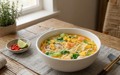 2 món mì siêu ngon nấu chỉ 10 phút lại bổ sung sắt và canxi cho cơ thể trong mùa hè: Dùng ăn sáng hay trưa đều hợp
