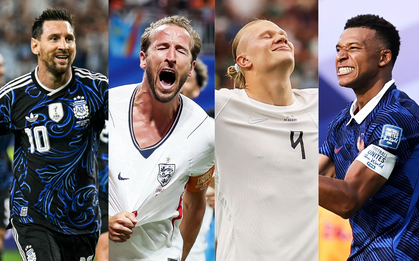 Cuộc đua chiếc giày Vàng World Cup căng hơn bao giờ hết: Messi, Mbappe, Haaland, Kane cạnh tranh quyết liệt