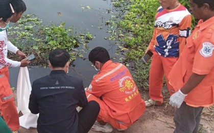 Thấy đàn cá vây quanh túi ni lông dưới chân cầu, người đàn ông kéo lại gần: Nhìn vào liền tái mặt