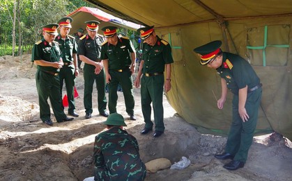 Quảng Trị: Tìm thấy 3 hài cốt liệt sĩ tại nơi radar phát hiện bất thường
