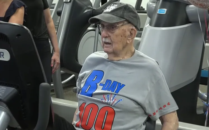 Cụ ông 100 tuổi vẫn tập gym 5 ngày/tuần quyết sống khỏe thêm 32 năm nữa
