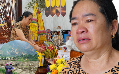 Nỗi đau dày vò người cha sống sót sau trận lũ ở Lai Châu: "Mẹ ơi, có thấy vợ con con đâu không?"