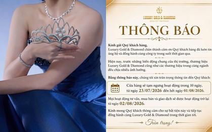 Nhà tài trợ vương miện cho Sen Vàng tại Miss Grand Vietnam và Miss World Vietnam tạm ngưng hoạt động trong 10 ngày