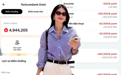 Người có tài khoản Techcombank, BIDV, ACB, Vietcombank, VPBank chú ý: Mỗi giao dịch đều được tích điểm, có thể đổi thành voucher