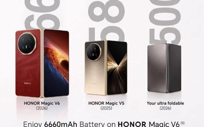 HONOR đăng ảnh "khịa" Galaxy Z Fold8 giờ mới có pin 5.000mAh