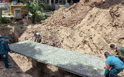 Phát hiện thêm nhiều hài cốt liệt sĩ tại hố chôn tập thể thứ hai ở Công viên Lê Thị Riêng