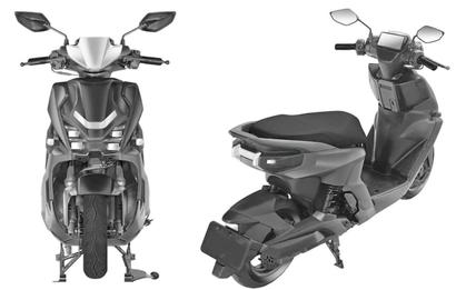 Rò rỉ xe tay ga điện hoàn toàn mới của Yamaha quyết tâm đe dọa Honda CUV e: nhờ thiết kế cực ngầu và công nghệ đổi pin
