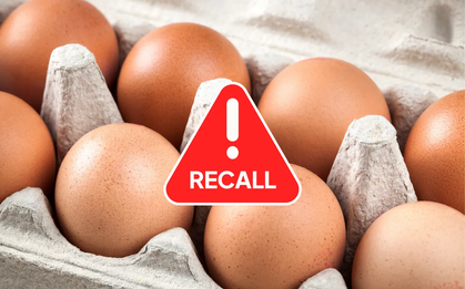 Mỹ thu hồi gần 1,6 triệu quả trứng do nguy cơ nhiễm vi khuẩn Salmonella