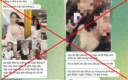 Công an cảnh báo chiêu trò mại dâm trá hình trên Facebook, Zalo, Telegram: Tuyệt đối không bấm vào những quảng cáo này