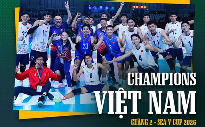 Lịch sử: Bóng chuyền nam Việt Nam đánh bại Thái Lan, lần đầu tiên lên ngôi vô địch SEA V.Cup