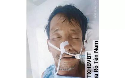 Một bệnh viện tìm người nhà nam bệnh nhân đang nguy kịch
