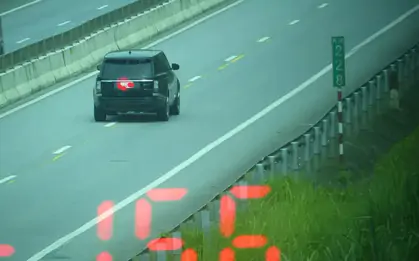 Xử phạt nữ tài xế lái xe gấp đôi tốc độ cho phép trên cao tốc