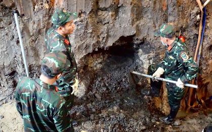 Tìm thấy thêm 19 hài cốt liệt sĩ tại Công viên Lê Thị Riêng
