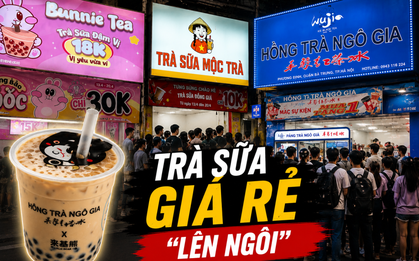Thị trường đổi chiều, cuộc đua trà sữa dưới 30.000 đồng lên ngôi: Bí quyết chung đặc biệt của các chuỗi đang mở rộng “thần tốc”