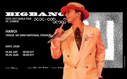 2 lần cùng G-Dragon đưa 140.000 khán giả đến Hà Nội, VPBank lại được "chọn mặt gửi vàng" đồng tổ chức BIGBANG World Tour tại Việt Nam