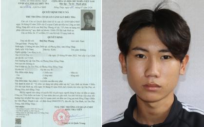 Quyết định truy nã Bùi Huy Phong - Phong Bụi SN 2004