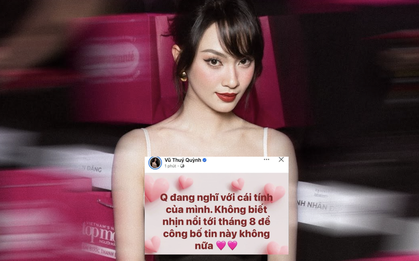 Vũ Thúy Quỳnh sẽ công bố một tin nóng trong tháng 8, netizen đoán già đoán non chuyện đang có em bé