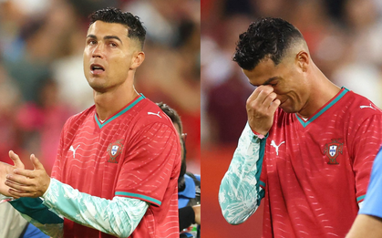 Ronaldo khóc rồi!