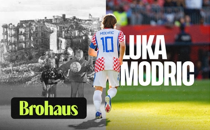 Người ta từng chê Modric quá nhỏ để đá bóng, giờ anh đã quá lớn để phải khóc khi rời giải hôm nay