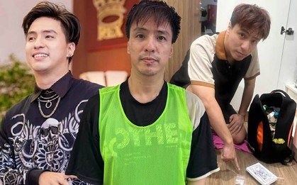 Hình ảnh ca sĩ Tăng Nhật Tuệ thời điểm bị bắt trong đường dây ma túy 48 người